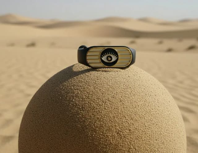Black Strap Gold Evil Eye Bracelet