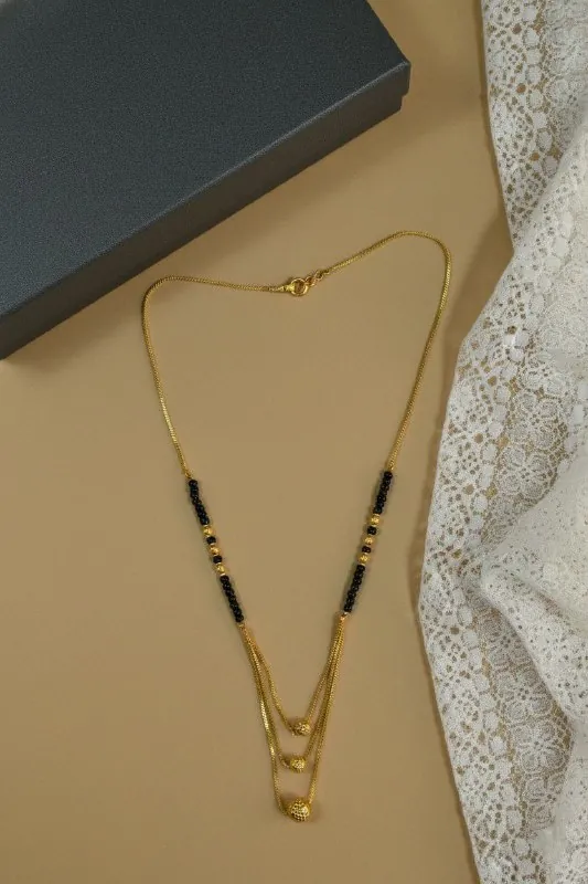 Gold Layered Chain Ball Dokiya Mangalsutra